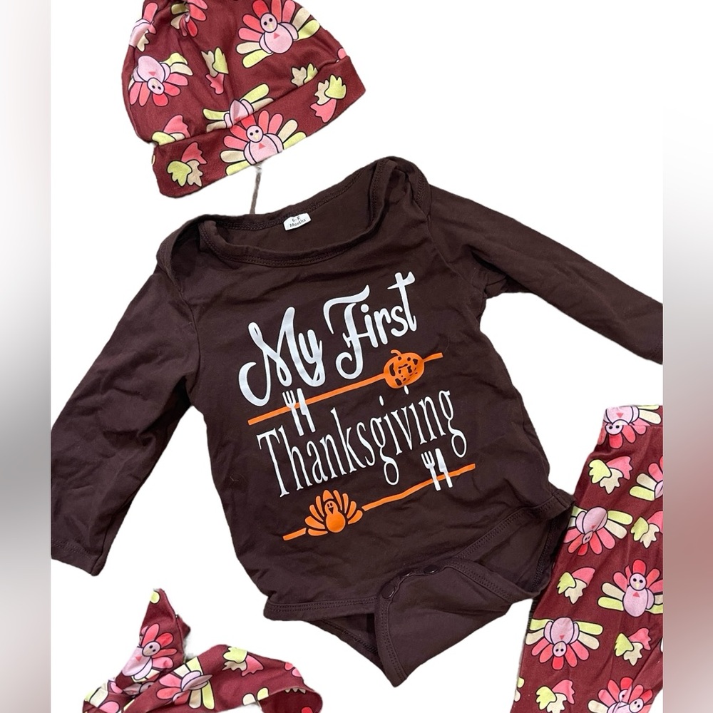 First Thanksgiving Outfit 6-12mo